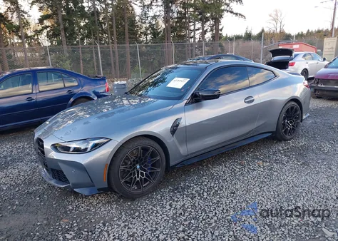 2025 BMW M4 Competition xDrive from USA, damaged, VIN WBS33HK04SCT93771